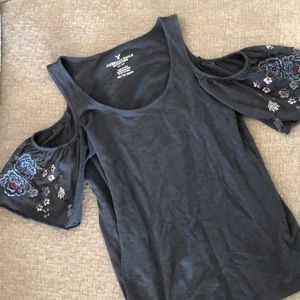 American Eagle Cool Shoulder Tank